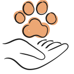 STV-paw in hand icon